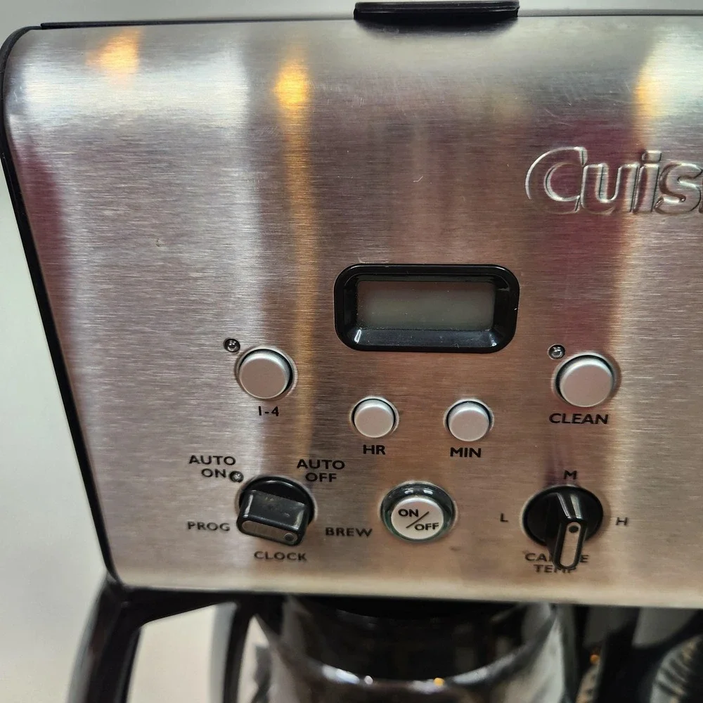Cuisinart 12 Cup Programmable Coffee Maker Black CHW-12FR Hot Water System